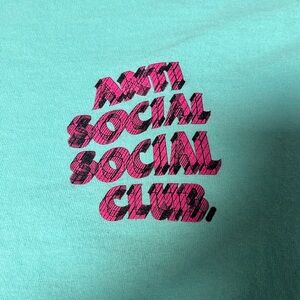 Anti social social club tee sz xl
